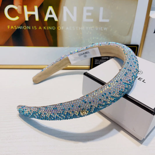 SKY BLUE CRYSTAL HAIRBAND 925617