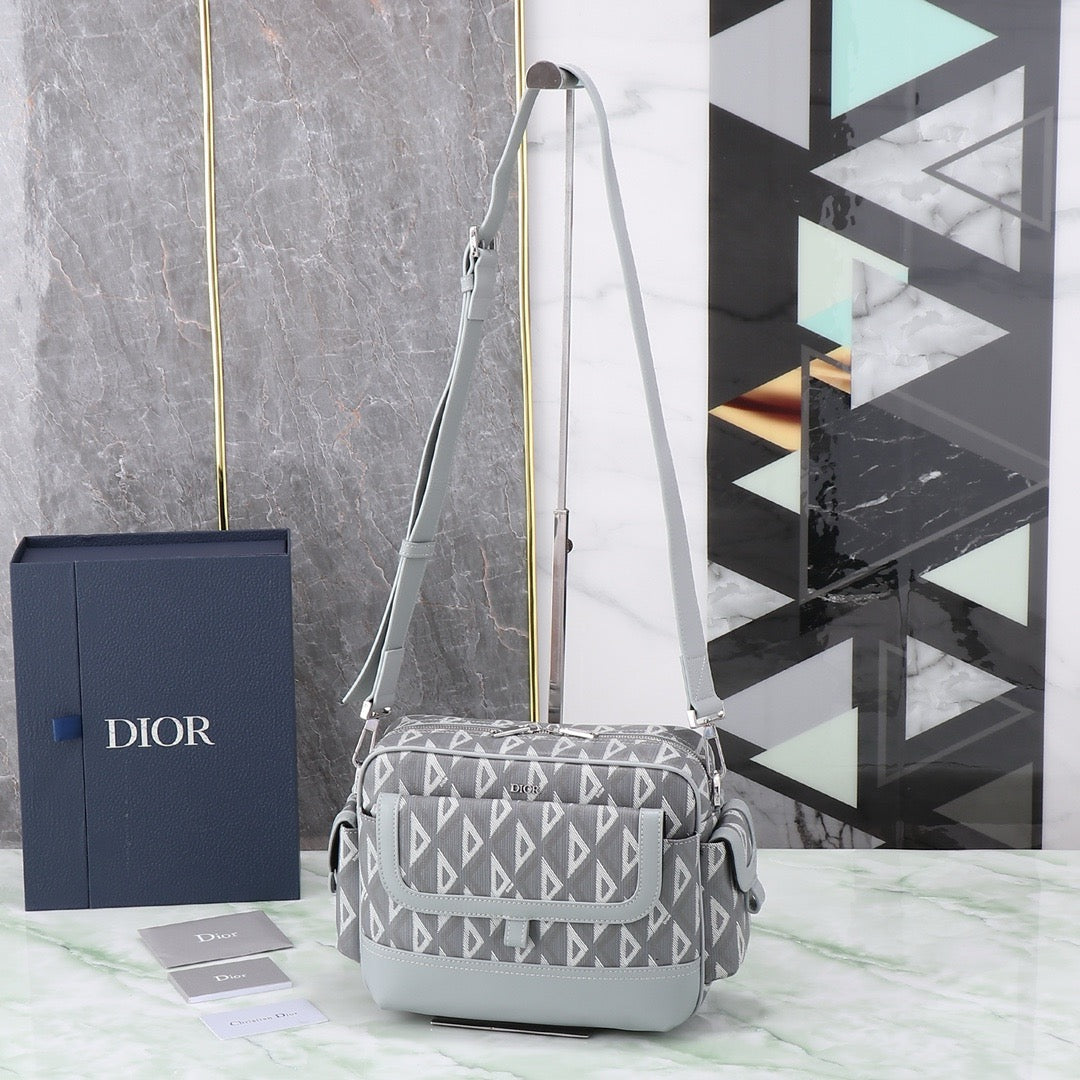 CD Diamond Messenger Bag
