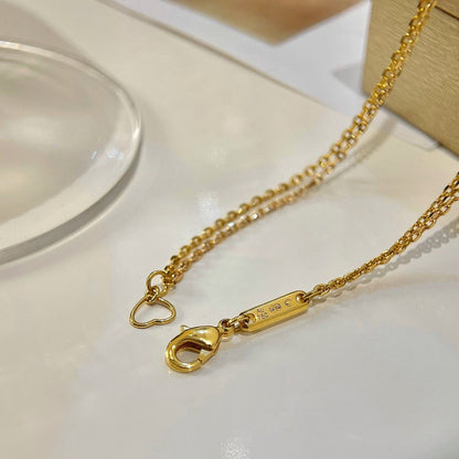 HAPPY HEART DIAMOND GOLD NECKLACE