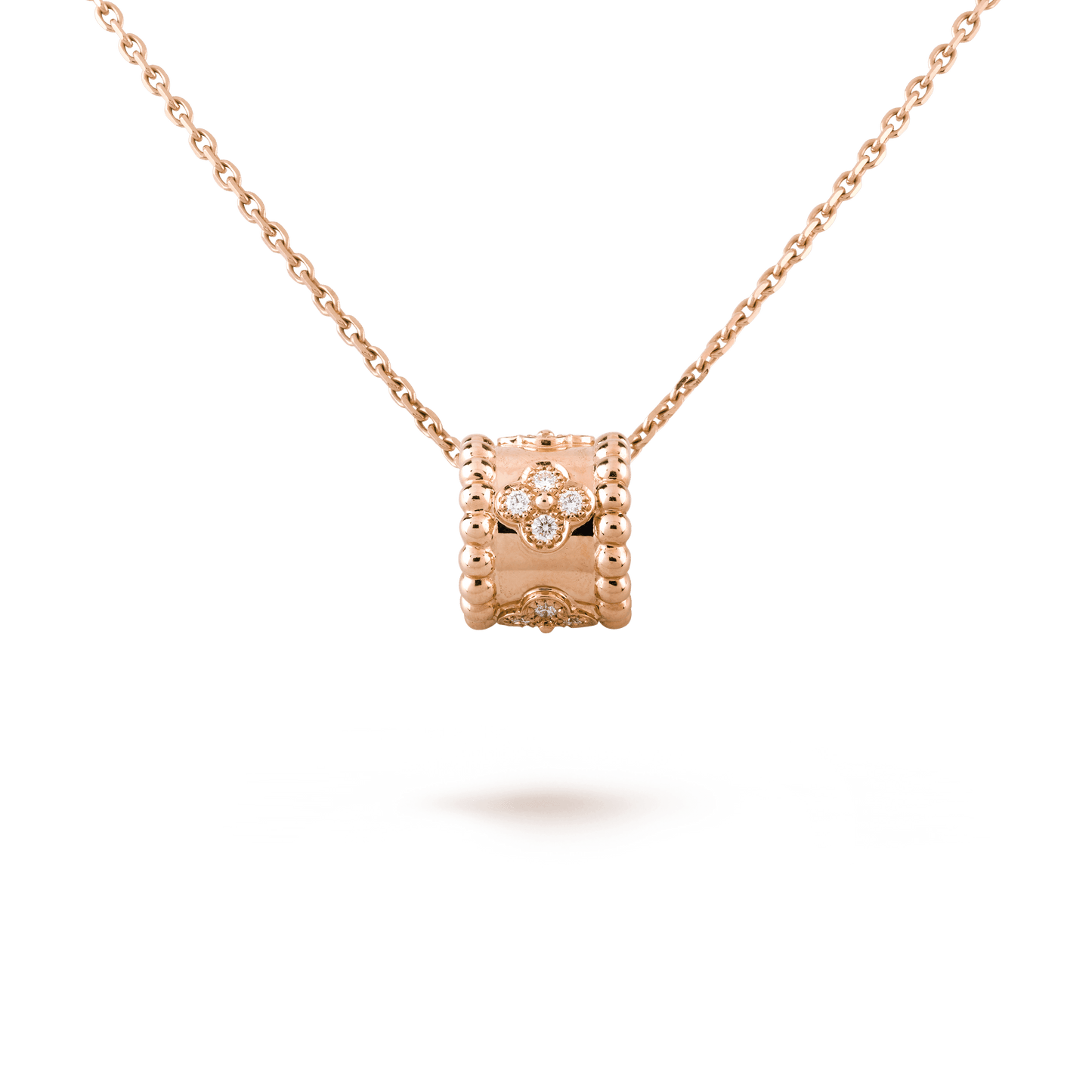 PERLEE PEDANT PINK GOLD NECKLACE