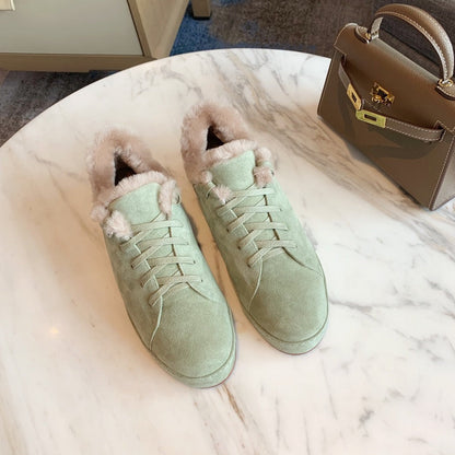 LP WINTER NUAGES SNEAKERS MINT LAMBSKIN