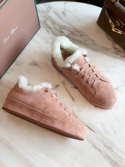 LP WINTER NUAGES SNEAKERS LIGHT PINK LAMBSKIN