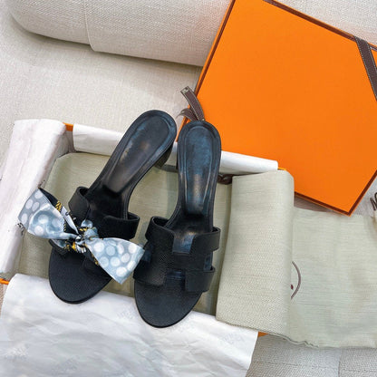 0asis Sandal Epsom Calfskin Black