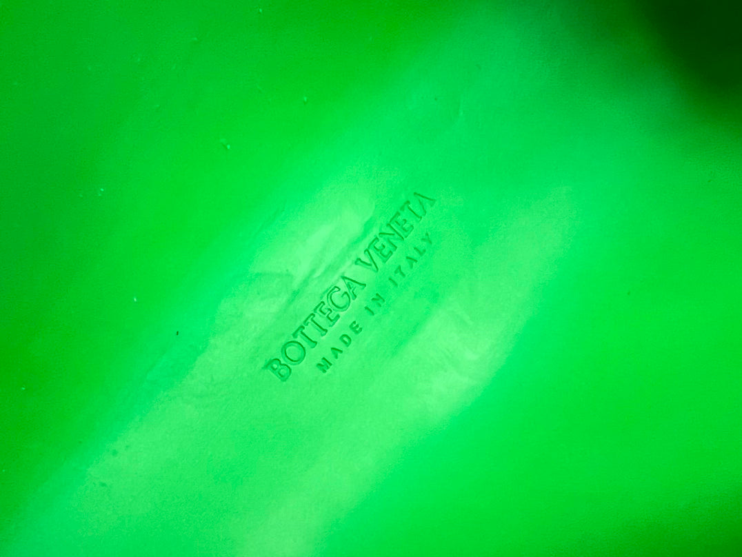 SHOULDER BAG 27 IN JADE GREEN RUBBER AND NYLON FABRIC