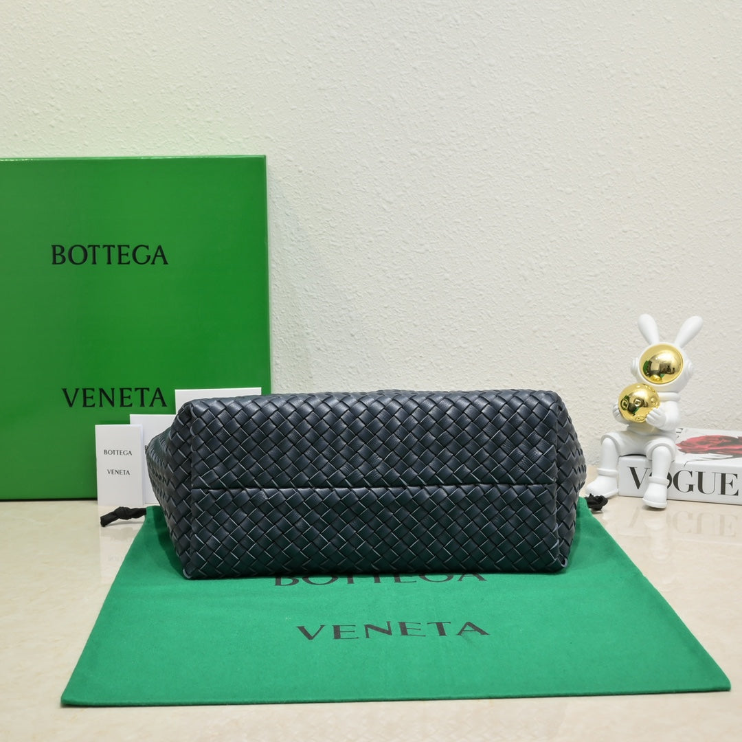 Large Cabat 45cm Navy Blue Lambskin Ghw