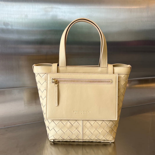 FLIP FLAP 23 BAG IN BEIGE LAMBSKIN