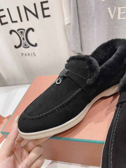 LP SUMMER CHARMS WALK LOAFERS BLACK FLEECE