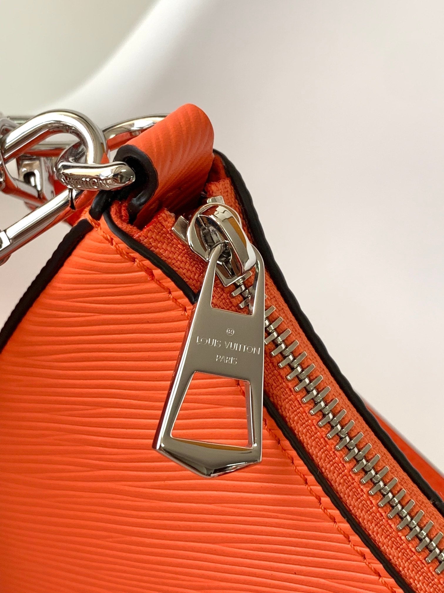 MARELLINI 19 ORANGE EPI GRAINED LEATHER