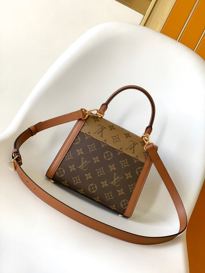 DAUPHINE CAPITALE 17.5 MONOGRAM CANVAS