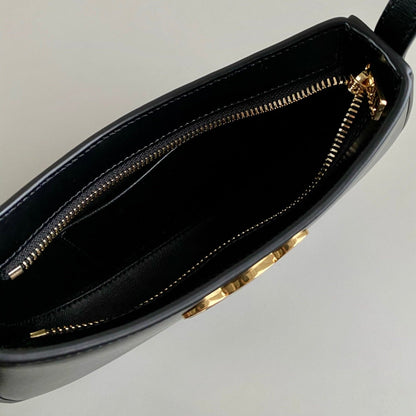 TRIOMPHE 22 BLACK CALFSKIN