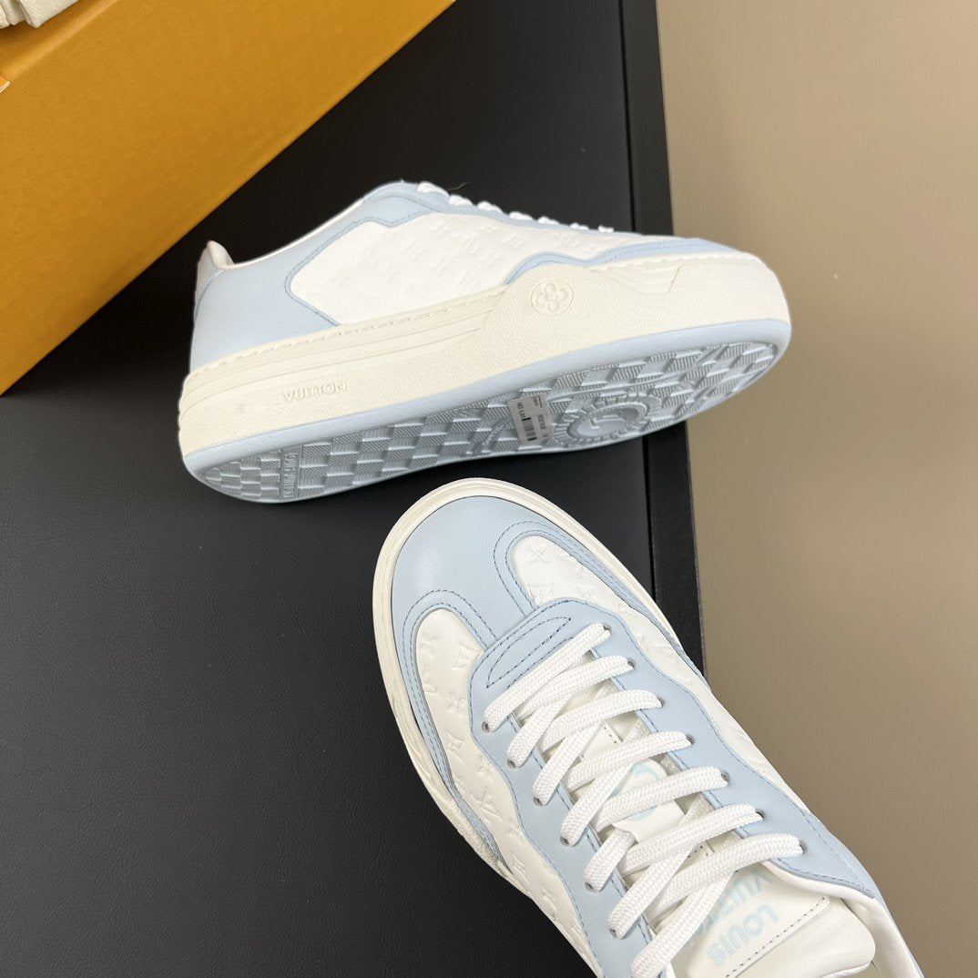 LV GROOVY SNEAKER BLUE WHITE