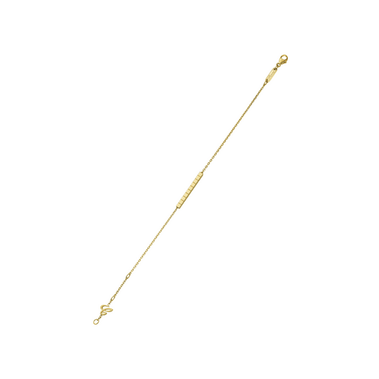 ICE CUBE 10 ELEMENTS GOLD BRACELET