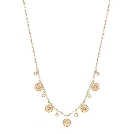 ROSE VENTS 5 MOTIF NECKLACE