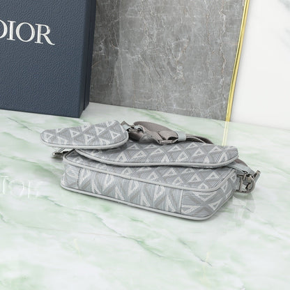 CD Diamond Messenger Bag