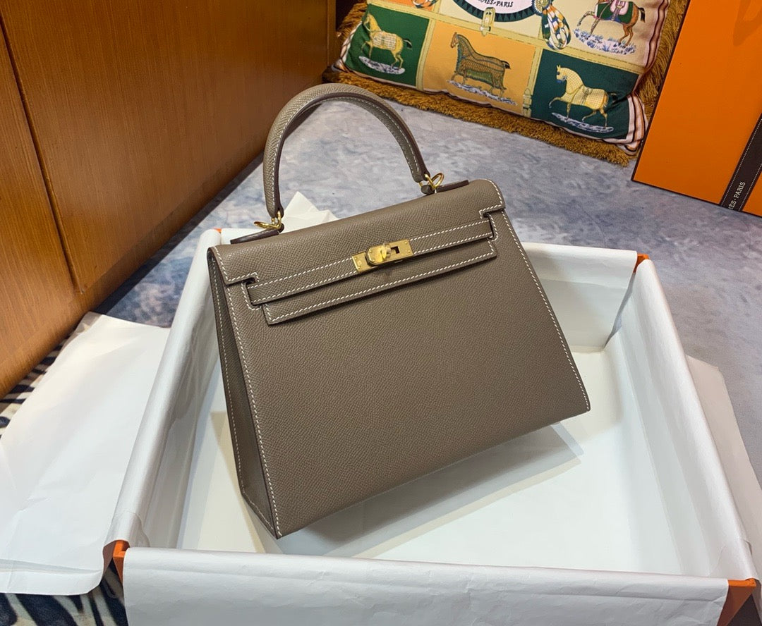 HERM Kelly 25cm, Etoupe, Epsom