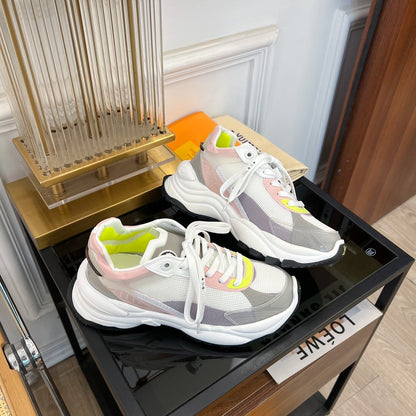 LV RUN 55 SNEAKER GREEN PLANTAIN