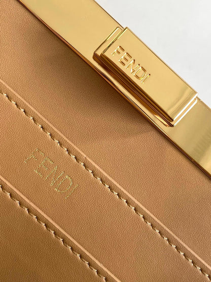 Peekaboo ICONIC ISeeU 27 Bag lambskin gold hardware