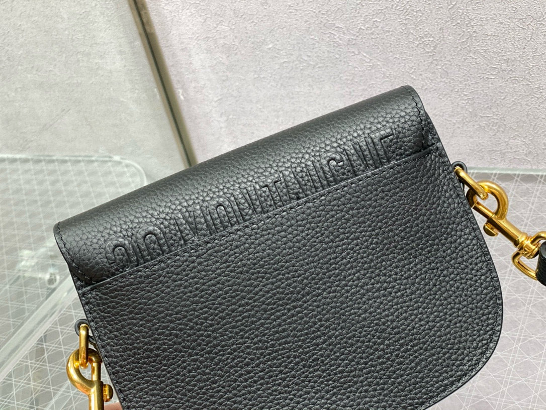 MINI DIOR BOBBY BAG 18 CM IN BLACK CALFSKIN