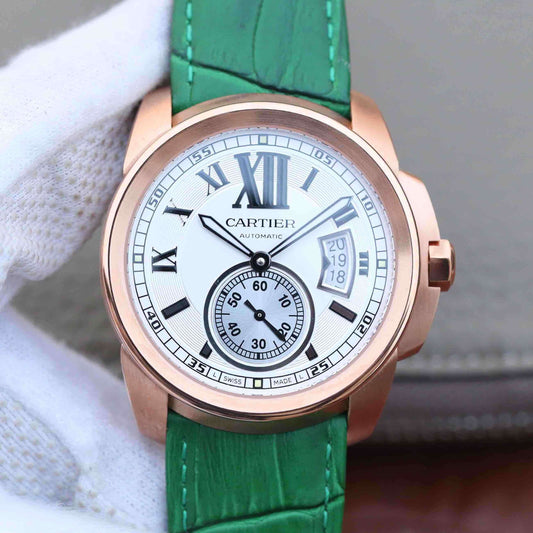 CALIBRE DIVER 42 AUTOMATIC ROSE GOLD CASE WHITE DIAL