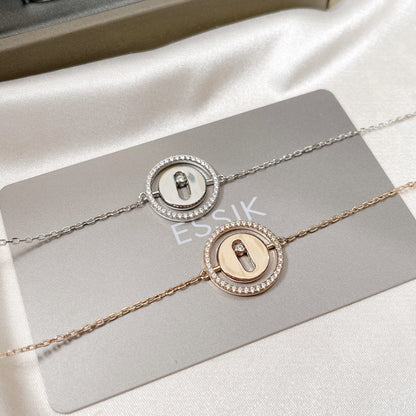 LUCKY MOVE PAVED DIAMOND BRACELET