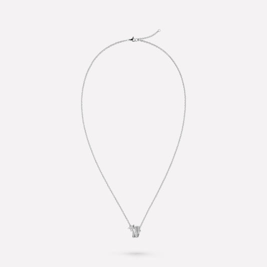 COMETE ETOILEE NECKLACE SILVER DIAMOND