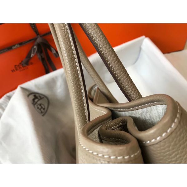 HERM Garden Party 36 Bag In Grey Clemence Leather