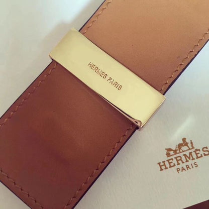 HERM Blue Epsom Collier de Chien Bracelet Size S
