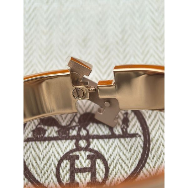 HERM Poussin Enamel Clic H Bracelet