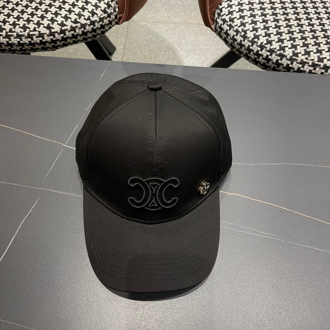 BASEBALL CAP MODEL 650287 IN BLACK FABRIC