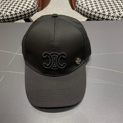 BASEBALL CAP MODEL 650287 IN BLACK FABRIC