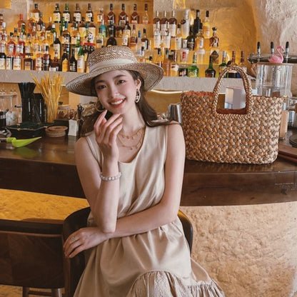WIDE BRIM HAT MODEL 652047 IN WOVEN STRAW