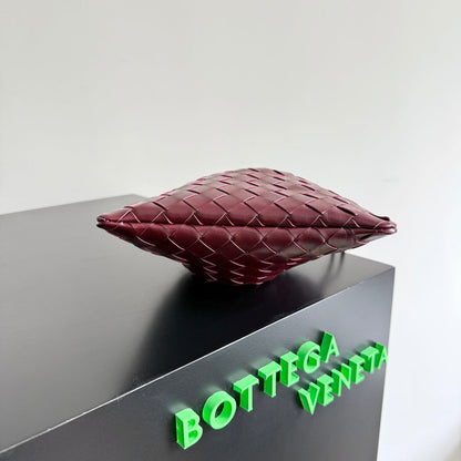 SMALL DUSTBAG 21 IN BURGUNDY LAMBSKIN