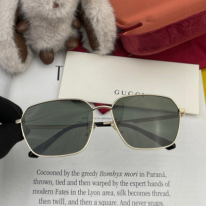 SQUARE FRAME SUNGLASSES G9862 IN METAL