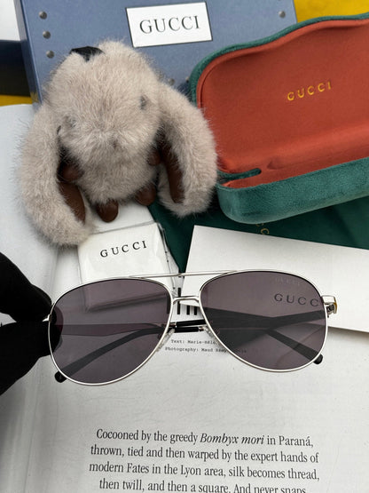 AVIATOR FRAME SUNGLASSES G1203 IN METAL