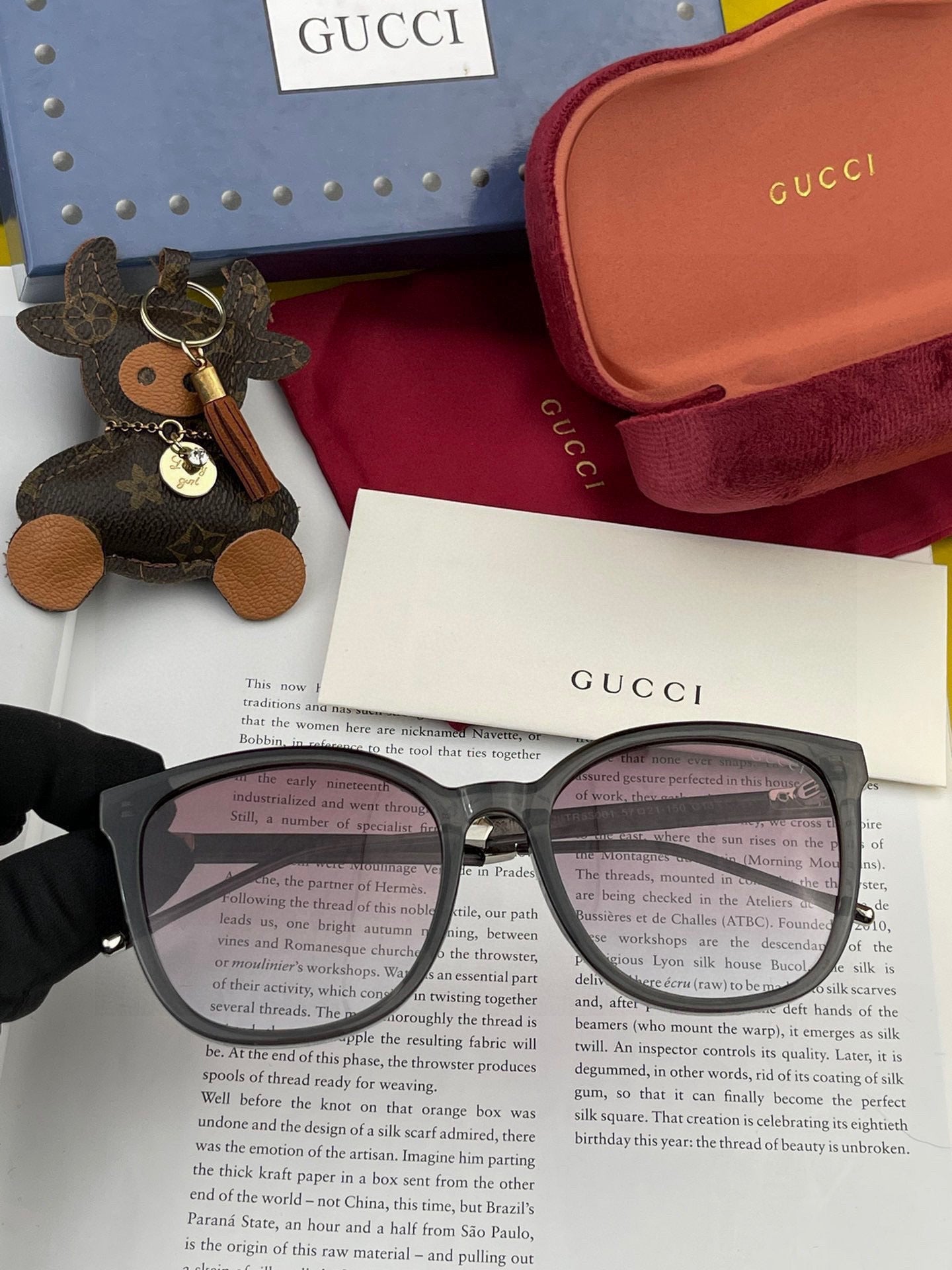 BUTTERFLY FRAME SUNGLASSES G15500 IN ACETATE