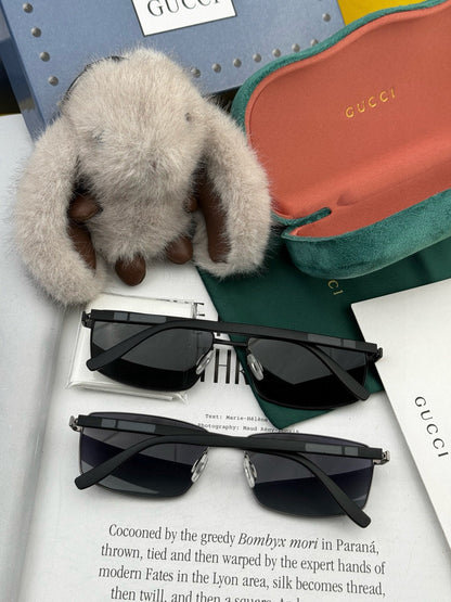 RECTANGULAR FRAME SUNGLASSES G51806 IN METAL