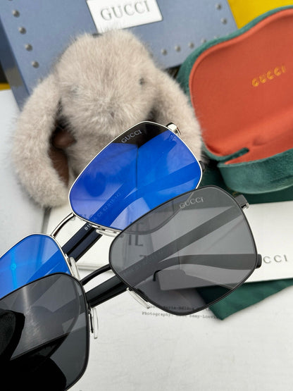 SQUARE FRAME SUNGLASSES G61806 IN METAL