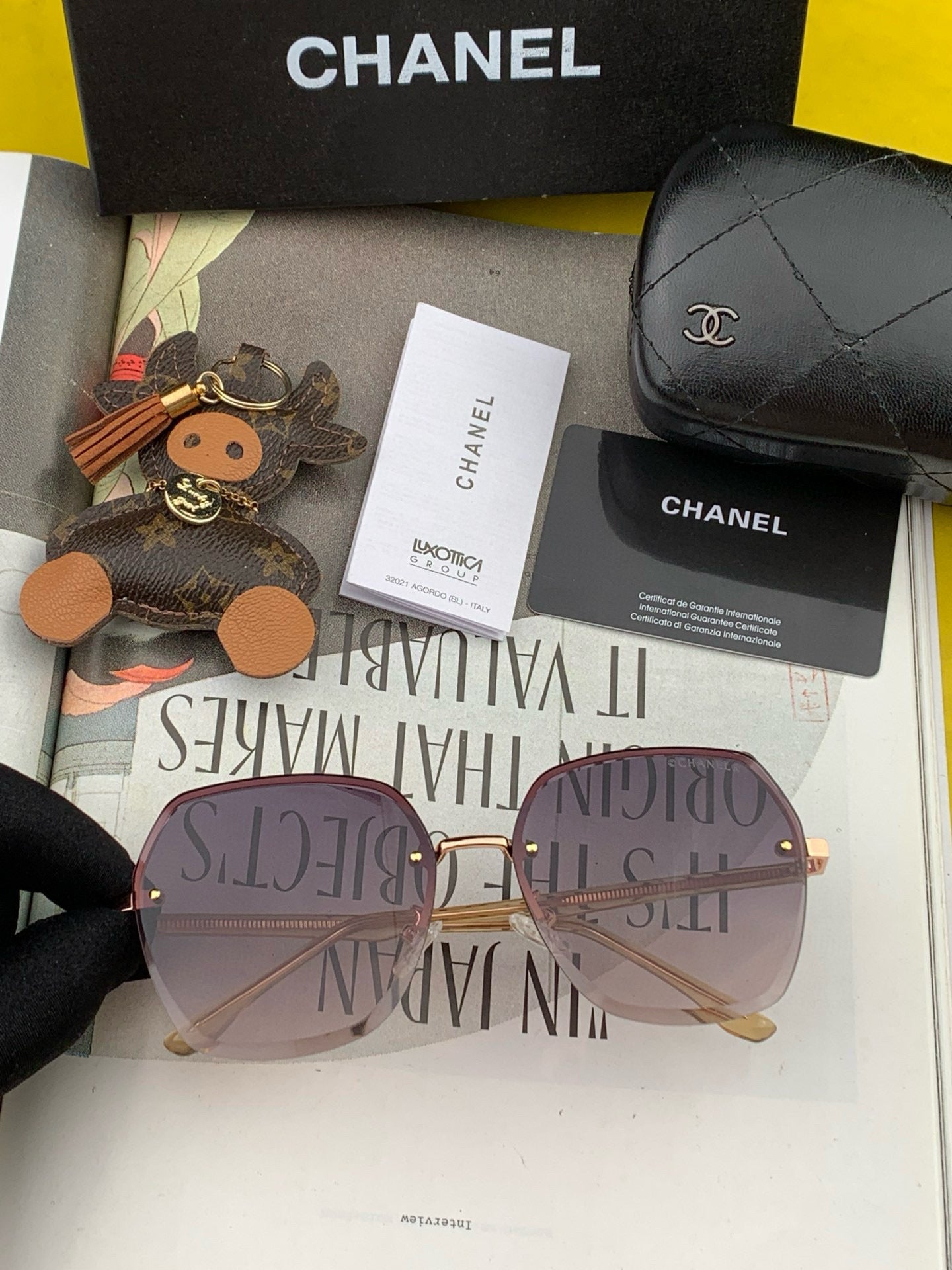 SQUARE SUNGLASSES CH0922 IN METAL