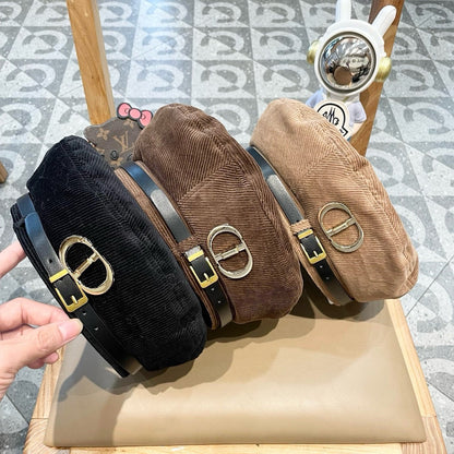 BERET HAT IN BLACK VELVET 430042