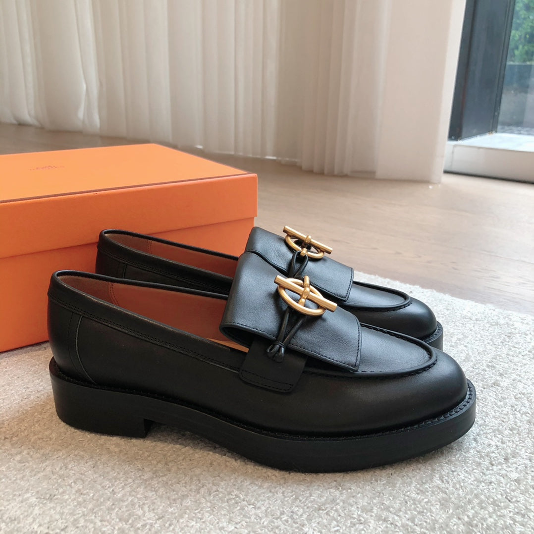 IMPACT LOAFER 25 BLACK CALFSKIN