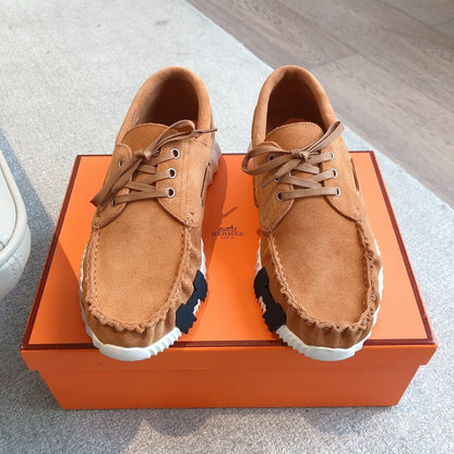 KETCH SNEAKER IN BRONZE BROWN SUEDE