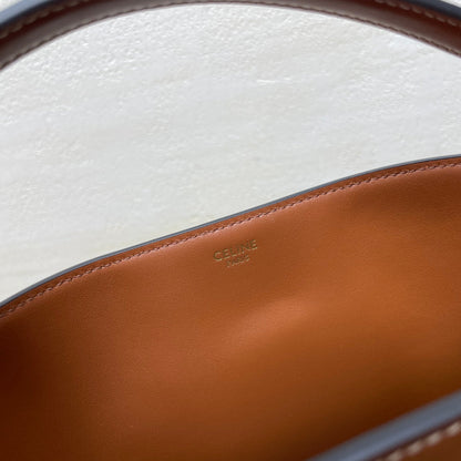 MINI 19 LOUISE BAG IN BRONZE BROWN SMOOTH CALFSKIN