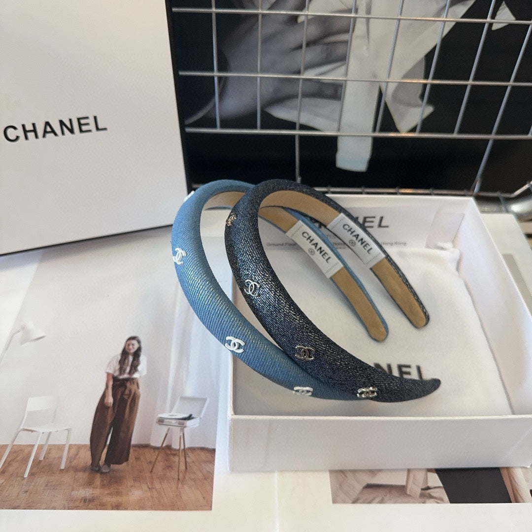 CLASSIC BLUE DENIM HAIRBAND 423665