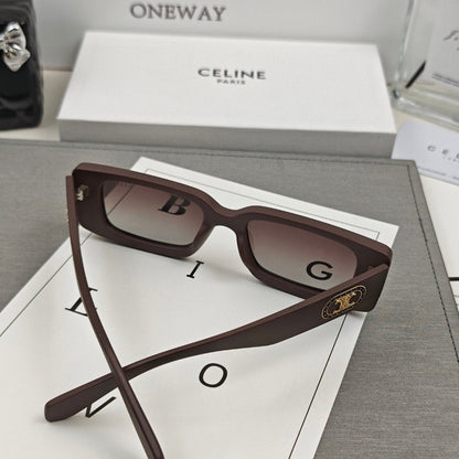 TRIOMPHE BOLD SQUARE SUNGLASSES 55148 IN ACETATE