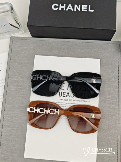 SQUARE SUNGLASSES 55133 IN ACETATE METAL FRAME