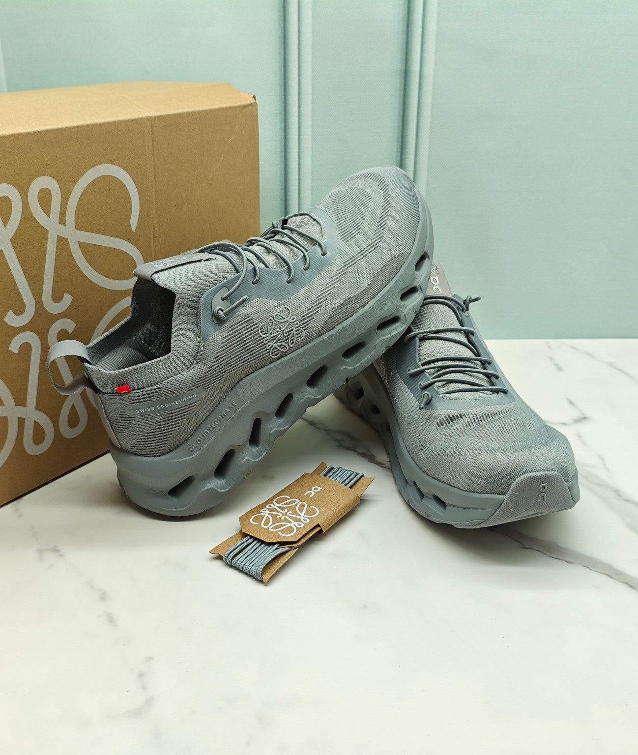 CLOUDTILT SNEAKER IN SAGE GREEN RECYCLED POLYESTER