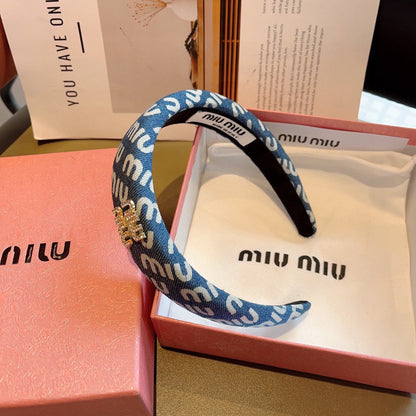 CLASSIC BLUE HEADBAND DENIM 402880