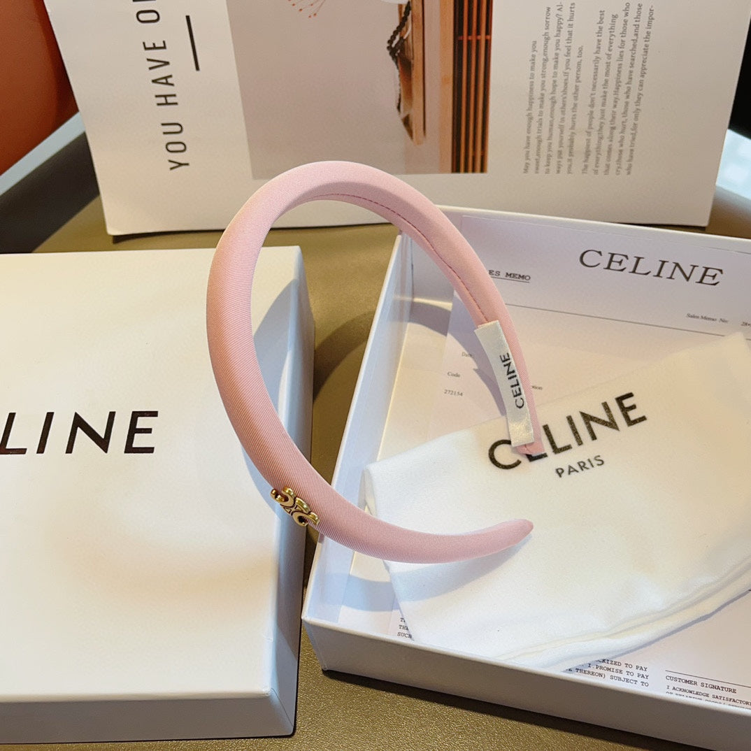 ROSE PINK FABRIC HAIRBAND 425456
