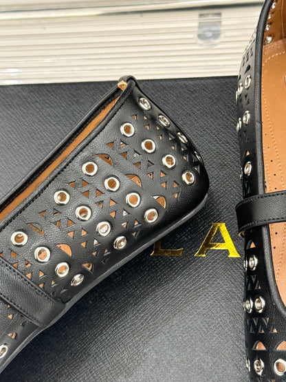 MARY JANE IN BLACK CALFSKIN