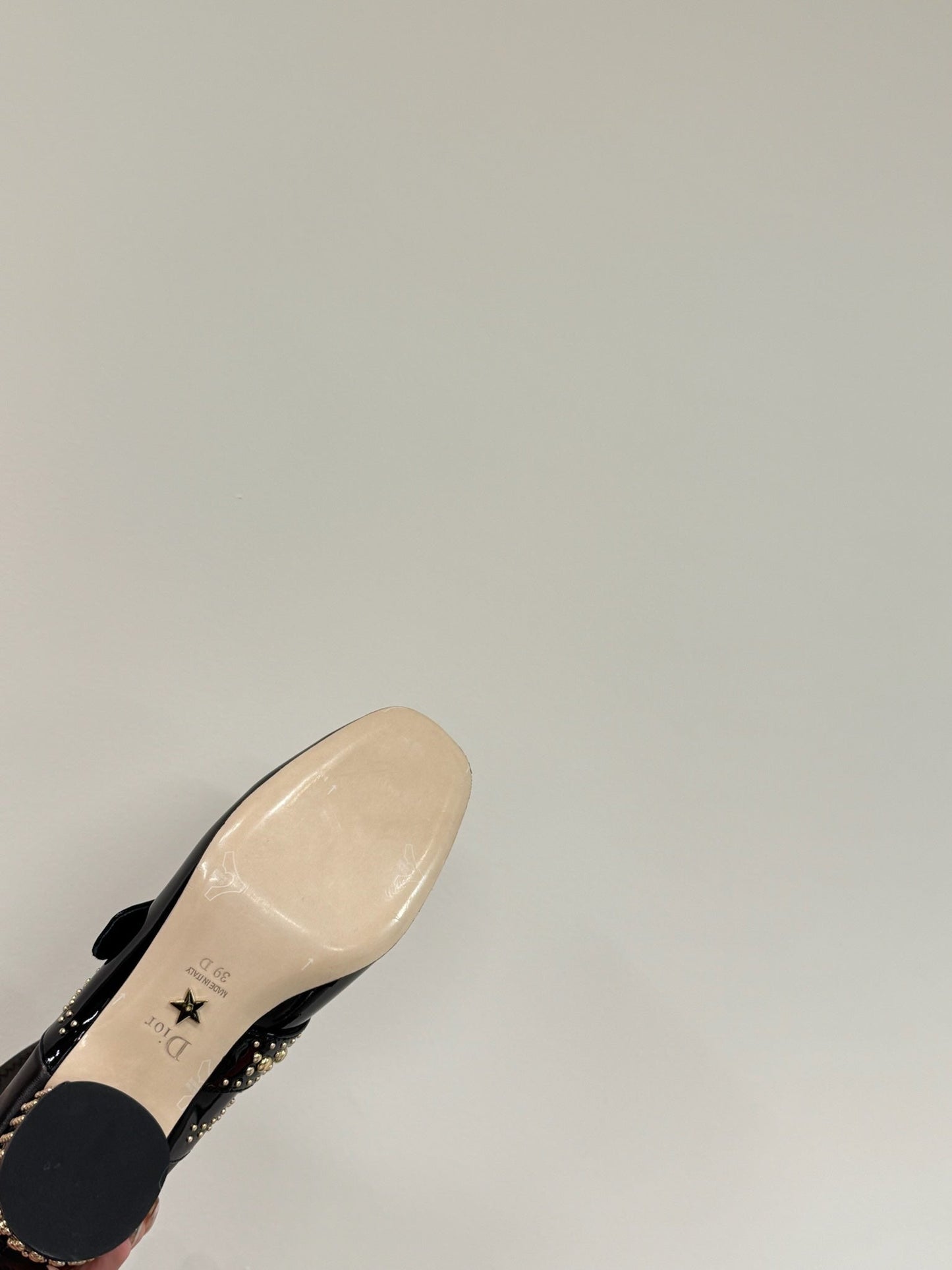 BELLE-D HEELED ANKLE BOOT BLACK PATENT CALFSKIN